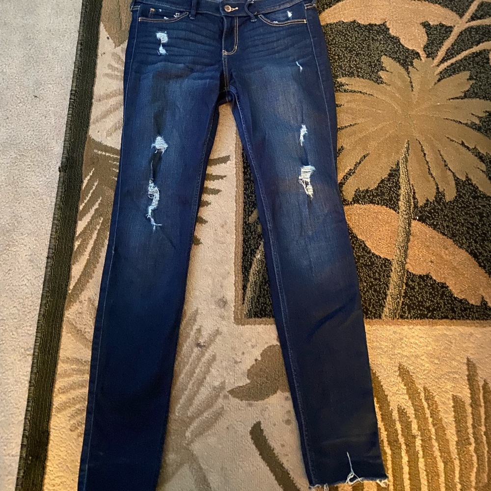 hollister ripped jeans